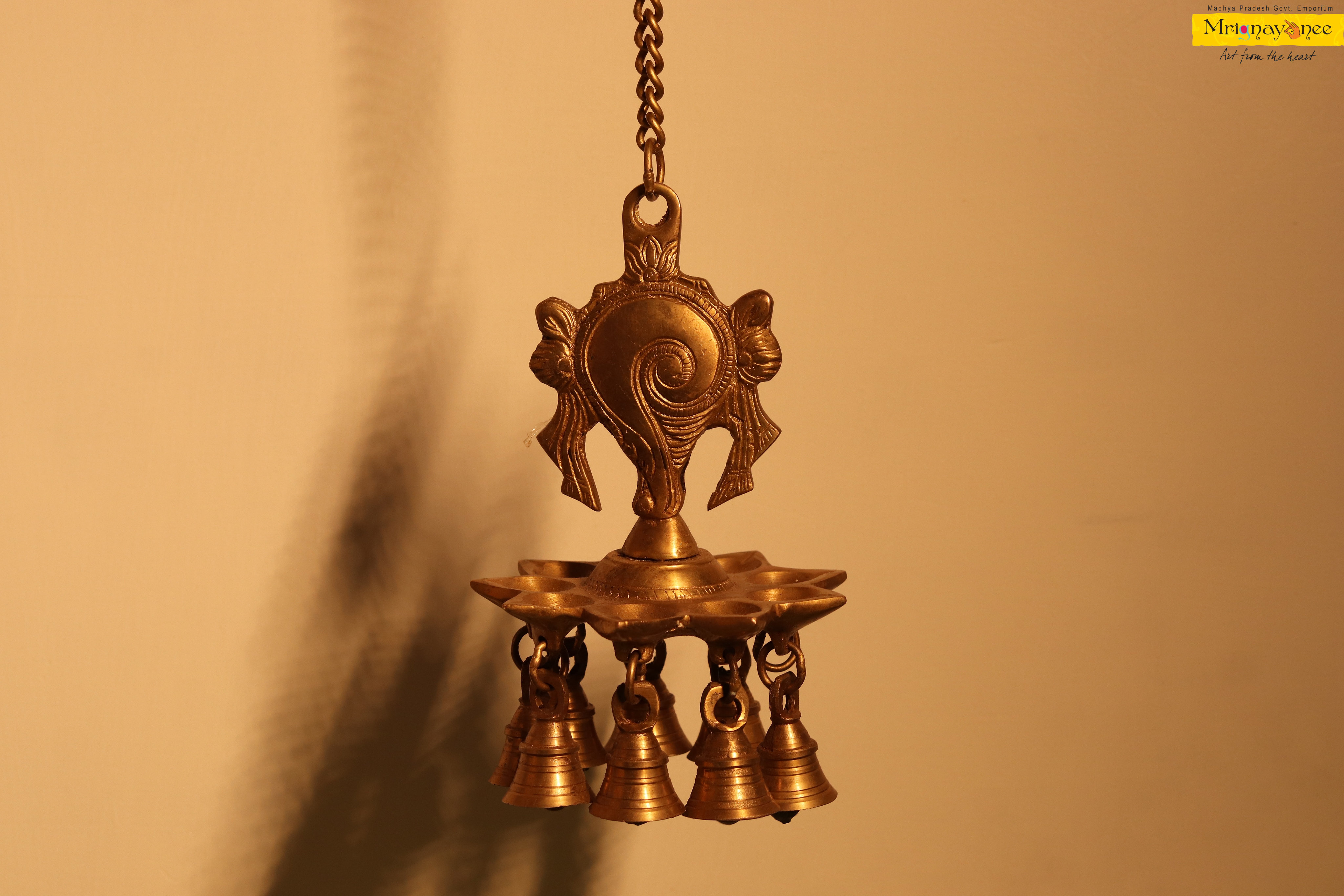 Tikamgargh Hanging Diya Bell Metal